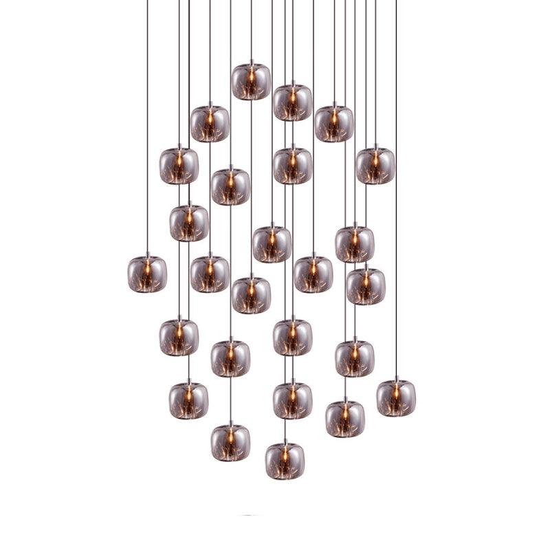 Glowcube Kronleuchter modern Kristall