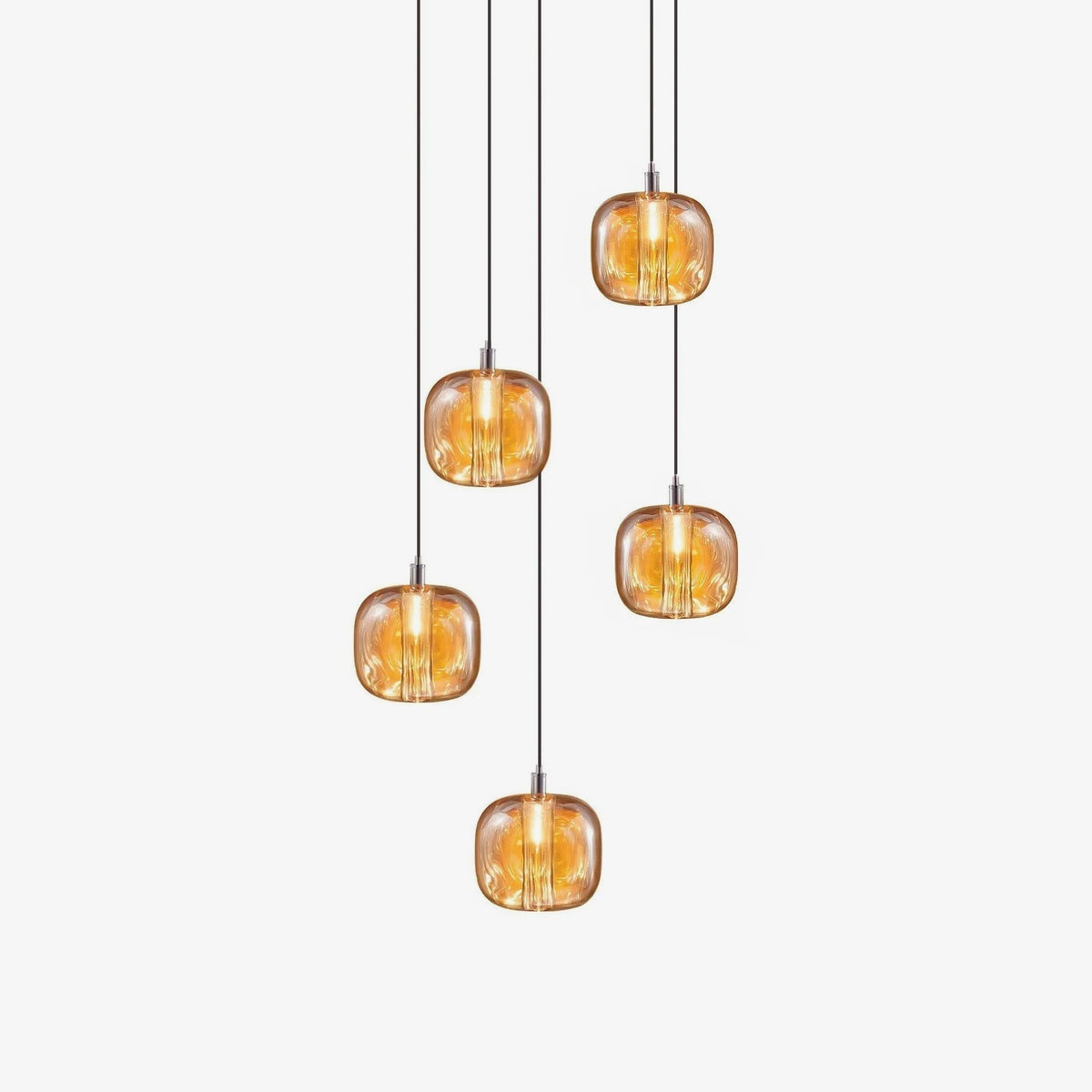 Glowcube Kronleuchter modern Kristall
