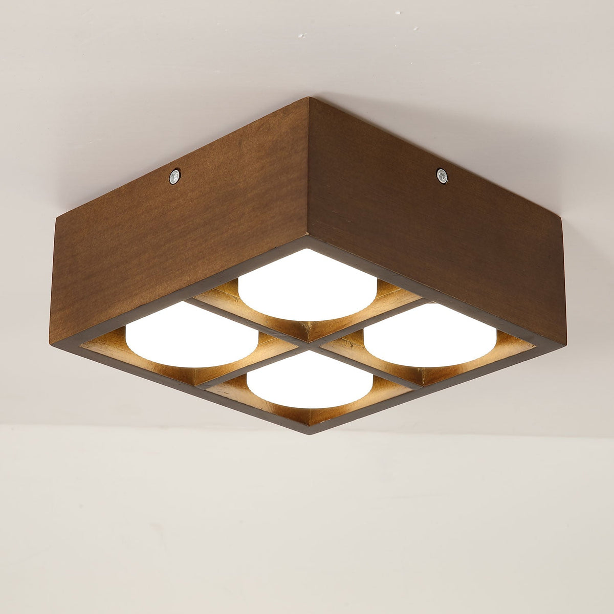 Eliza Minimalistische Deckenleuchte aus Holz