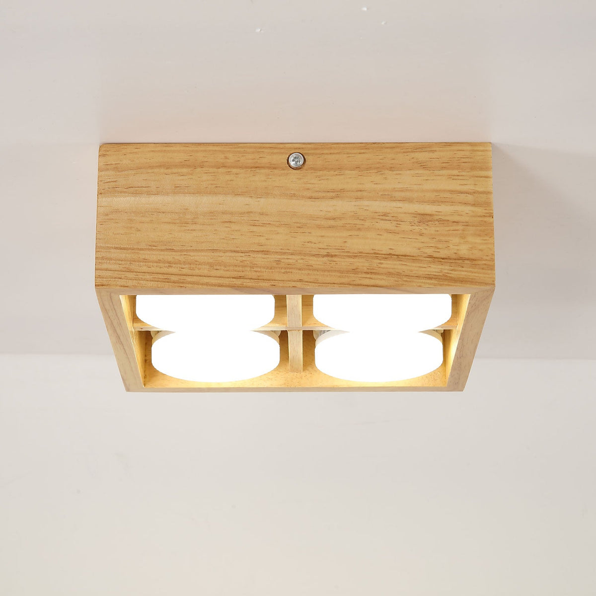 Eliza Minimalistische Deckenleuchte aus Holz