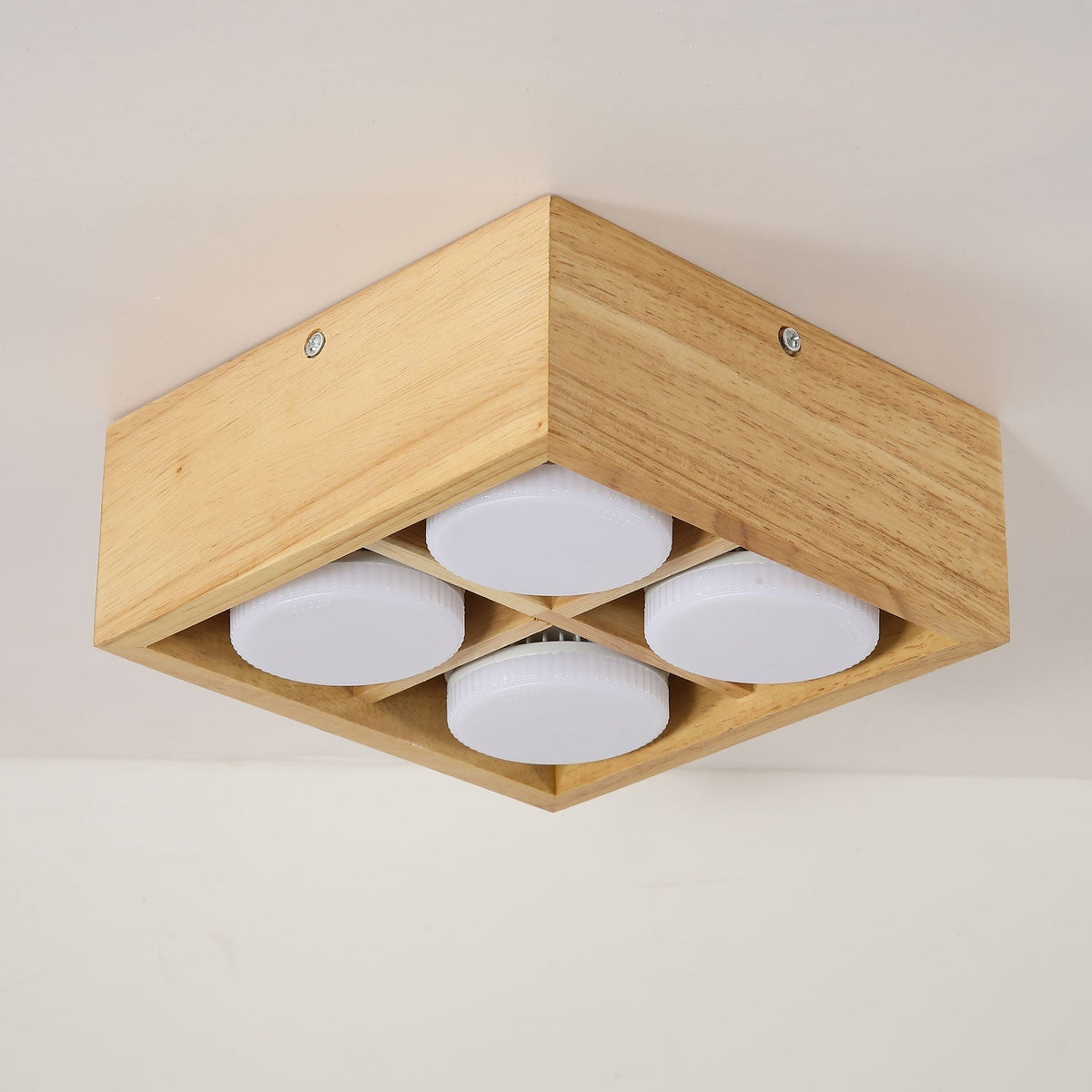 Eliza Minimalistische Deckenleuchte aus Holz