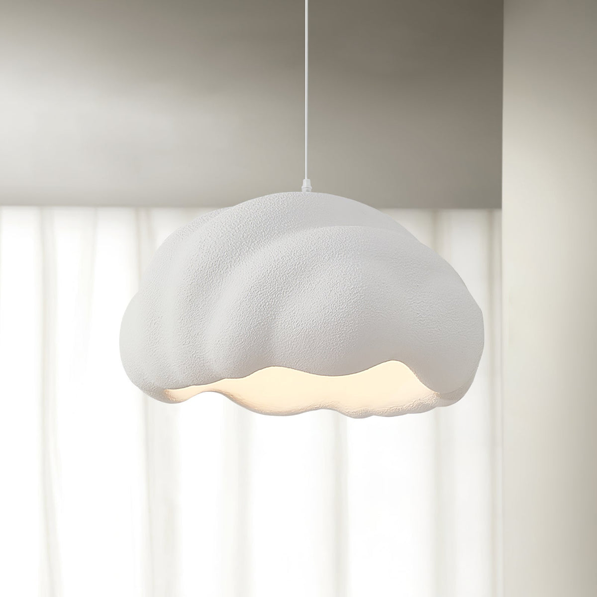 Itheira zeitgenössische minimalistische Pendelleuchte aus Kunststoff