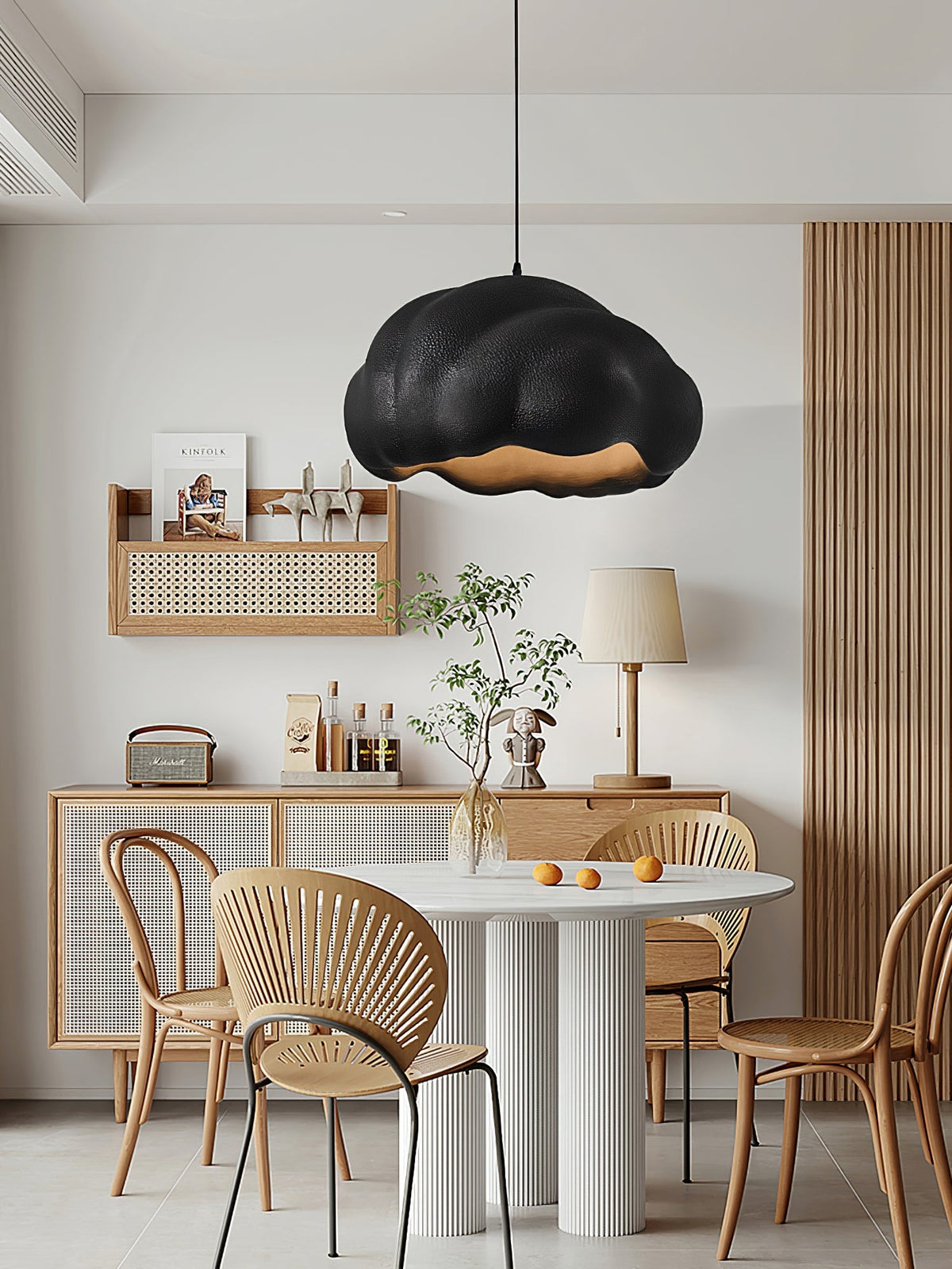 Itheira zeitgenössische minimalistische Pendelleuchte aus Kunststoff