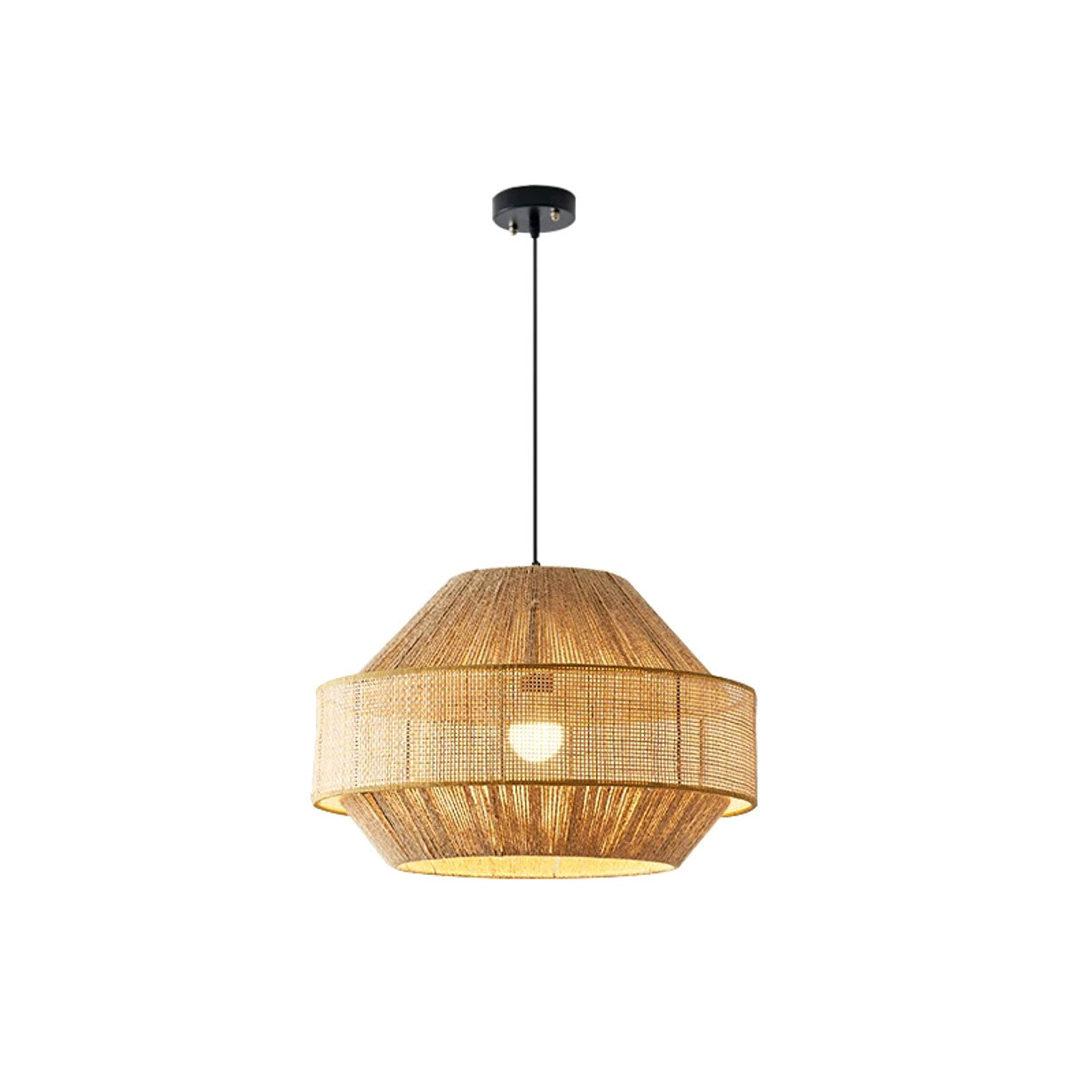 Avelmere Pendelleuchte aus geflochtenem Rattan