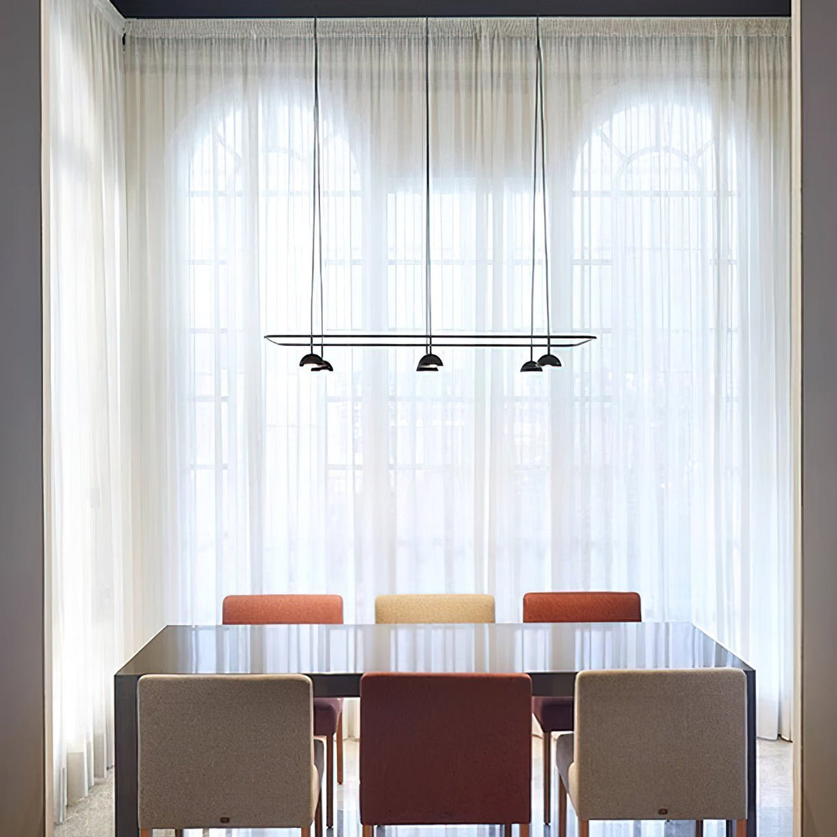 Noraora Kronleuchter LED schlicht