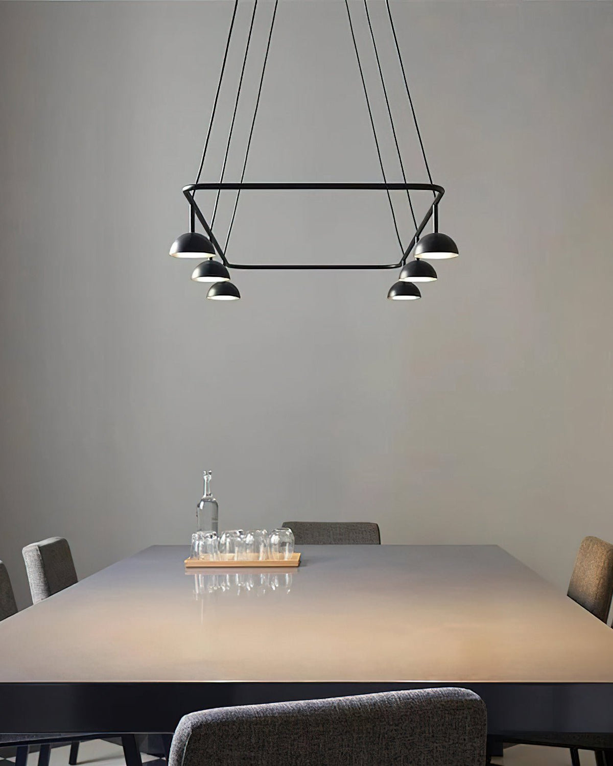 Noraora Kronleuchter LED schlicht