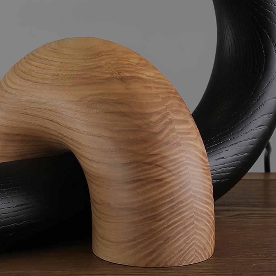 Arcus Tischleuchte aus Holz