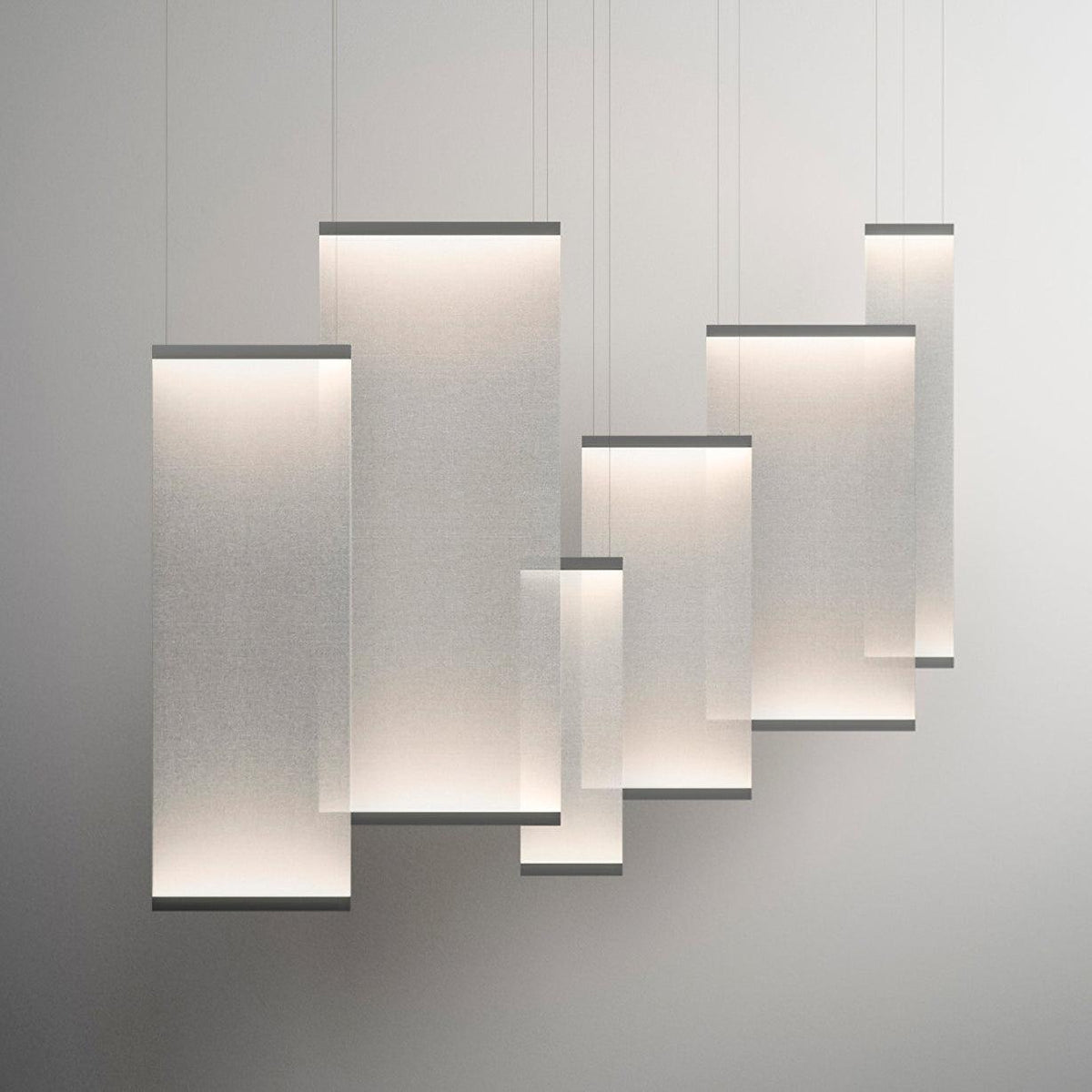 Emlin Minimalistische Pendelleuchte mit Vorhang-Lampenschirm