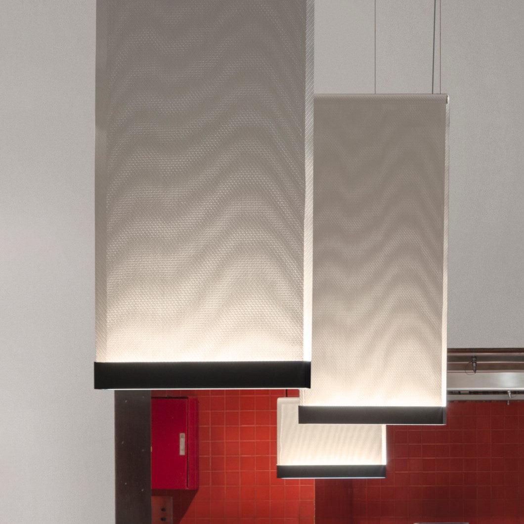 Emlin Minimalistische Pendelleuchte mit Vorhang-Lampenschirm