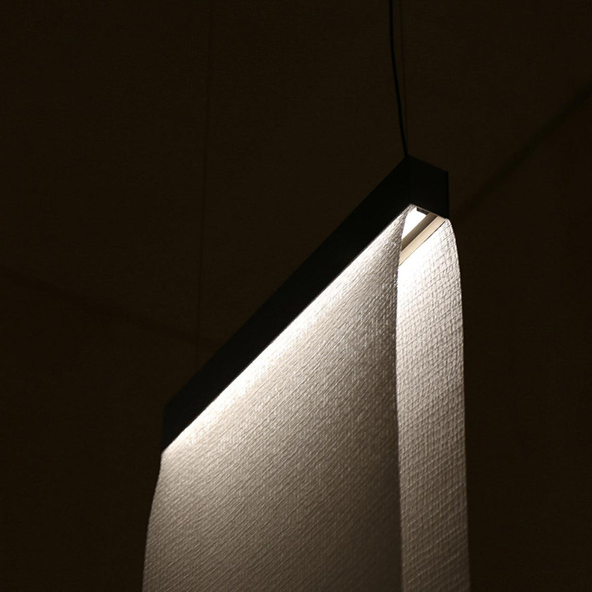 Emlin Minimalistische Pendelleuchte mit Vorhang-Lampenschirm