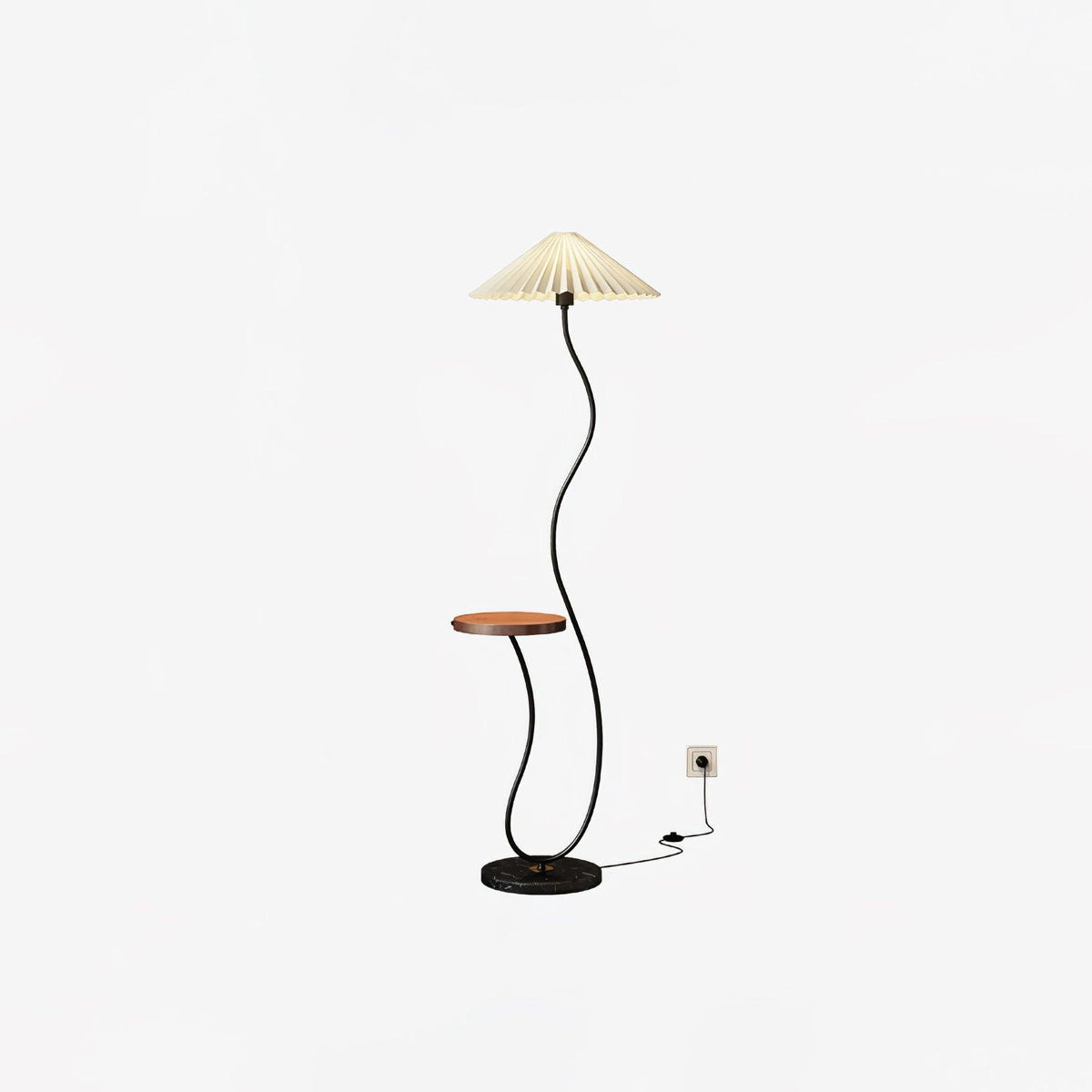 Ghel Minimalistische Stehleuchte aus Holz