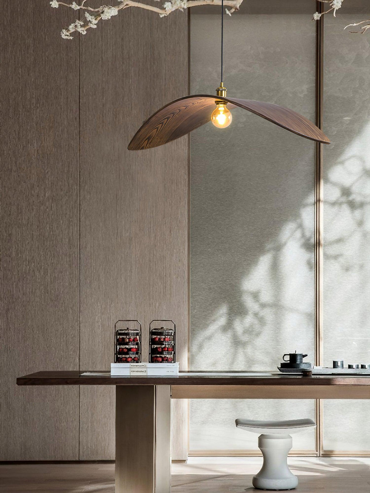 Palten skandinavisch Art Pendelleuchte aus Holz