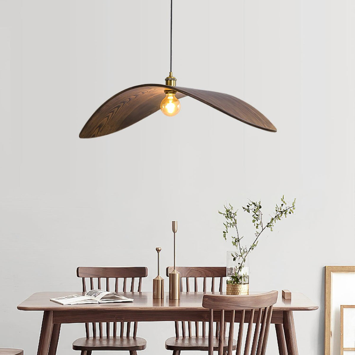 Palten skandinavisch Art Pendelleuchte aus Holz