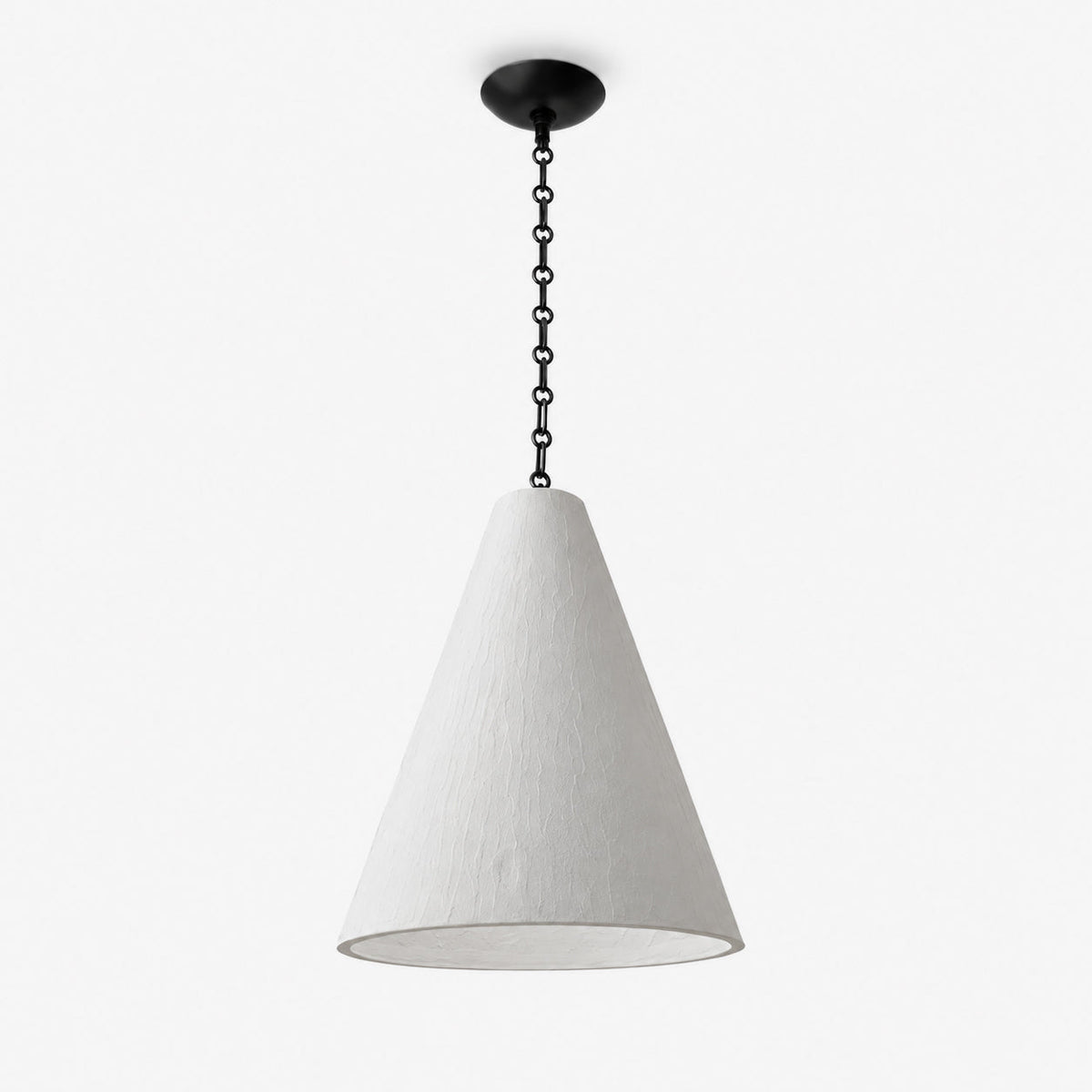Terierina Plaster Cone Pendelleuchte aus Gips