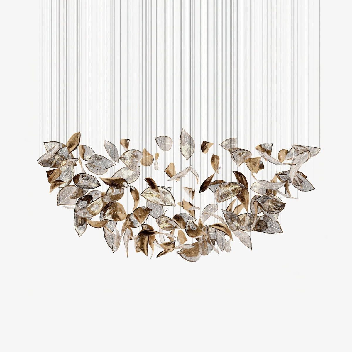 Darien Iridescent Leaf Pendelleuchte