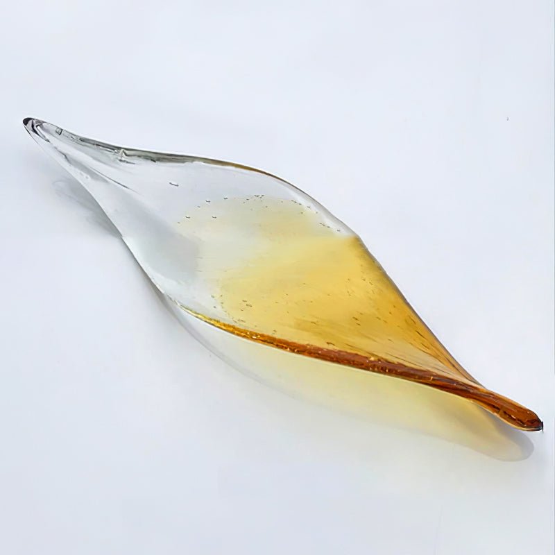 Vamararae Kronleuchter aus Glas in Blattform mit Kaskadeneffekt