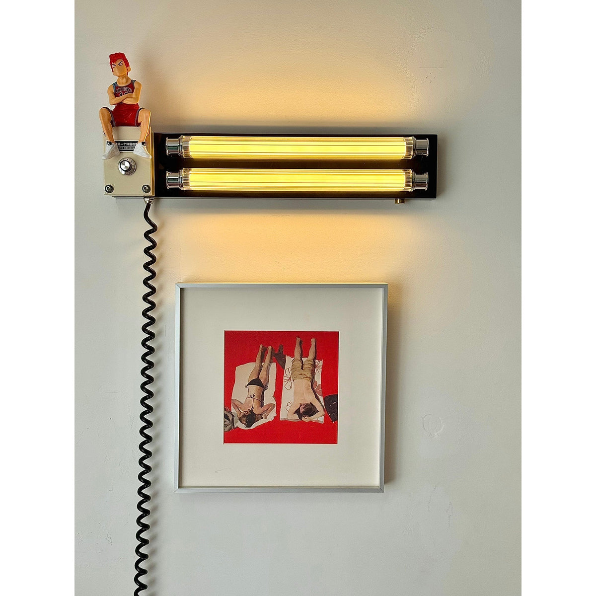 Cutshall Mit Stecker Wandleuchte