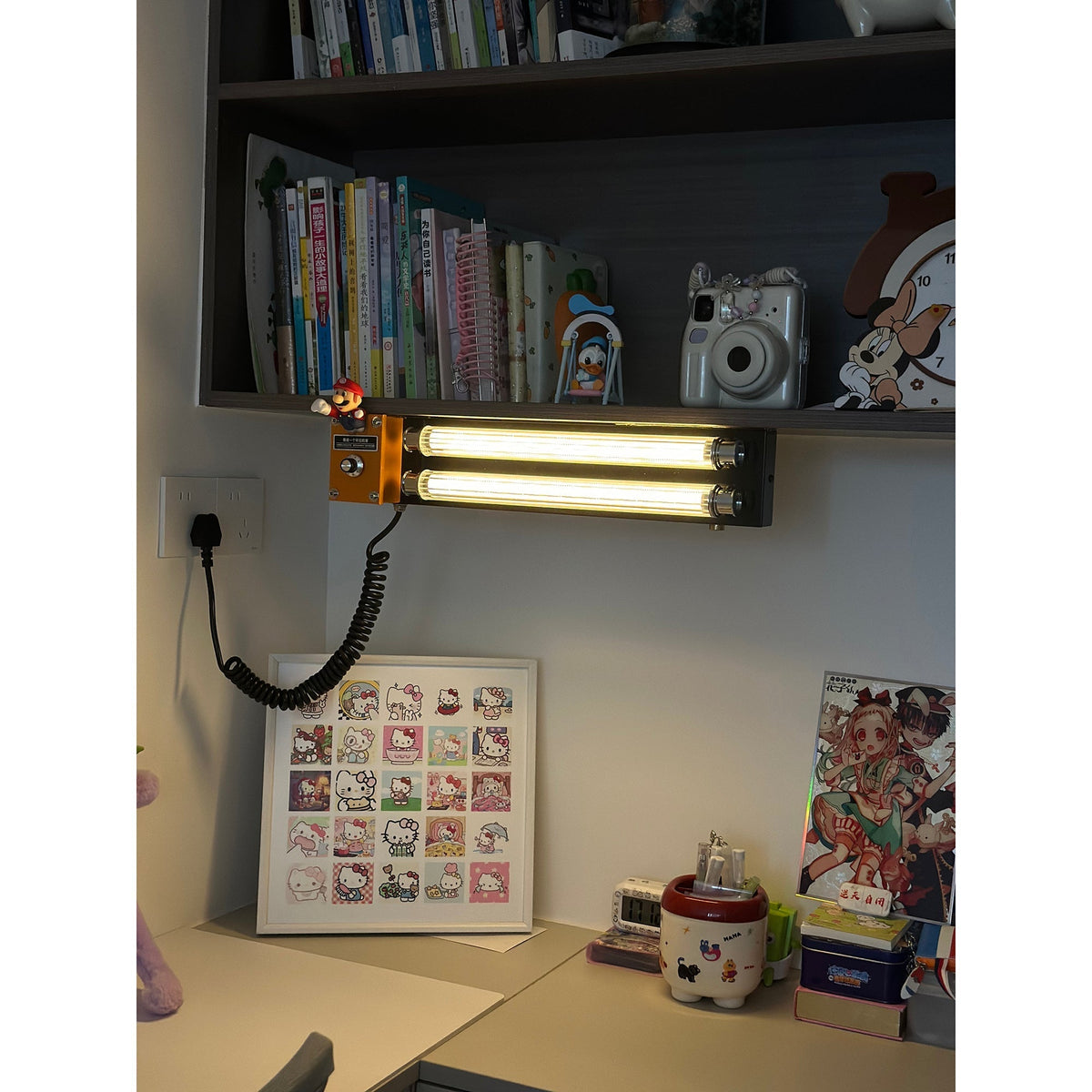 Cutshall Mit Stecker Wandleuchte