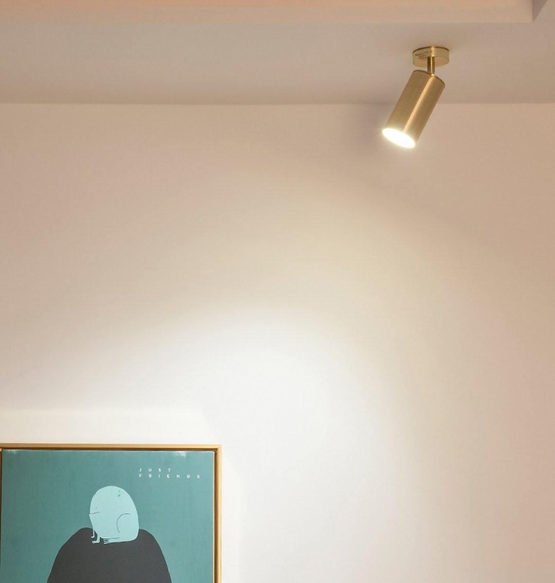 Grover drehbare Messing-Spotlight-Wandleuchte