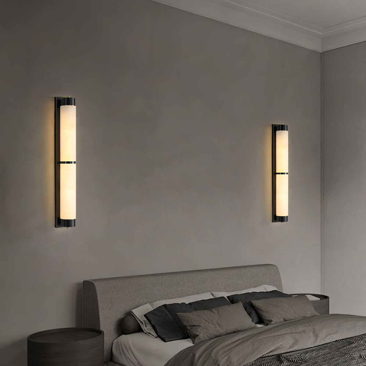 Albelise Minimalistische Wandleuchte aus Alabaster