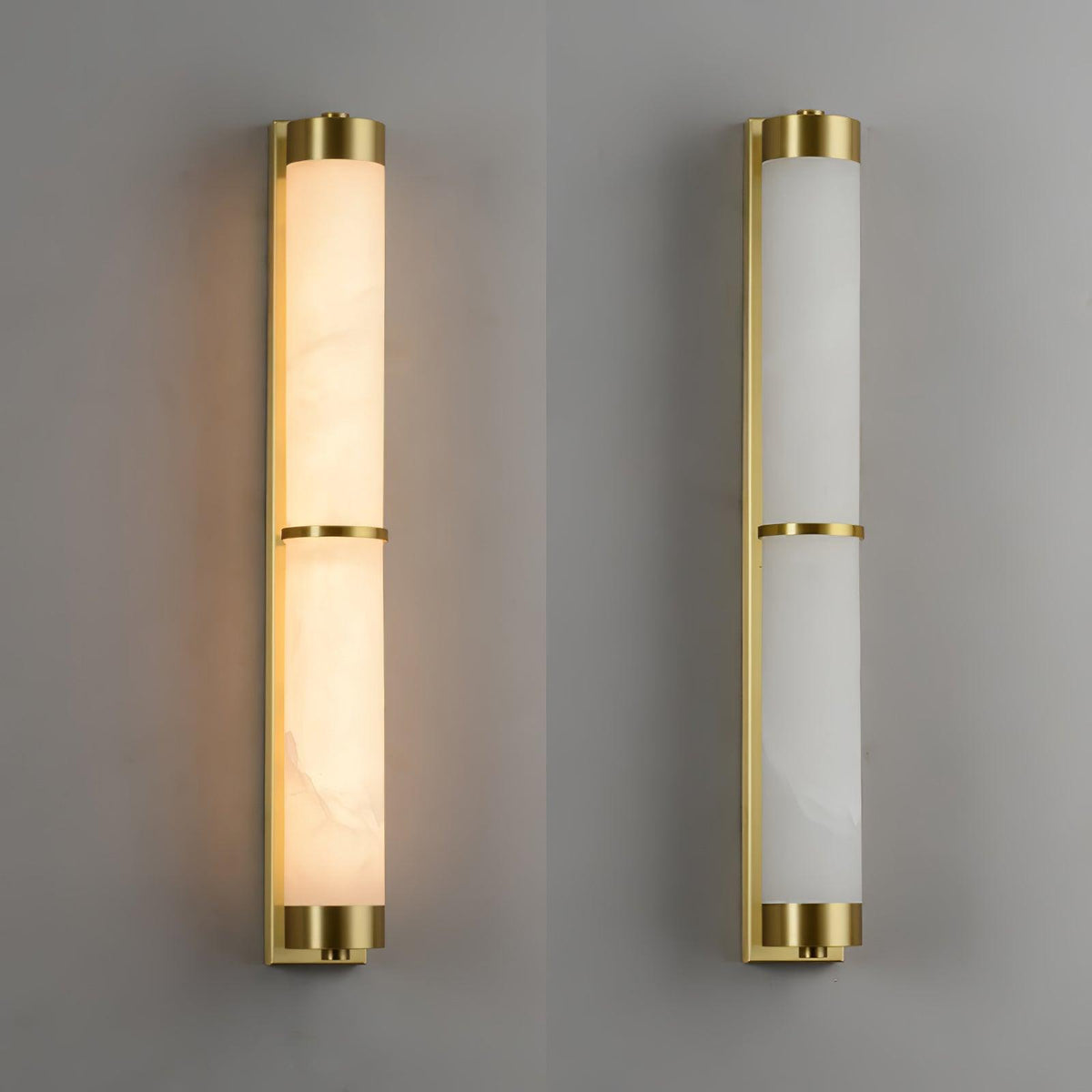 Albelise Minimalistische Wandleuchte aus Alabaster
