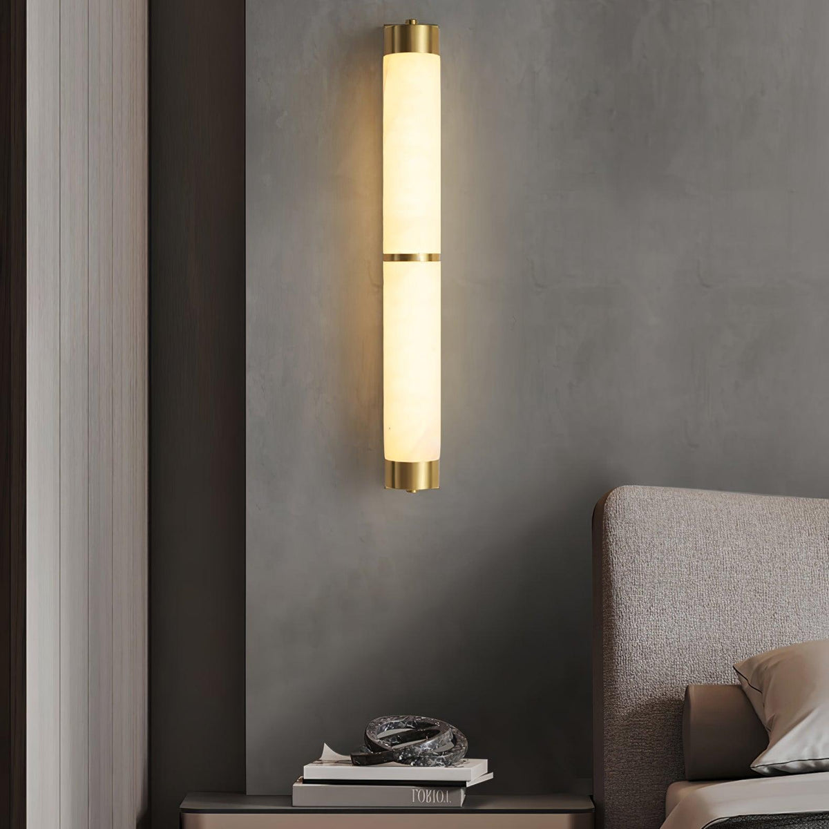 Albelise Minimalistische Wandleuchte aus Alabaster