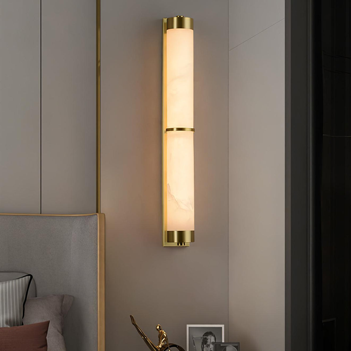 Albelise Minimalistische Wandleuchte aus Alabaster