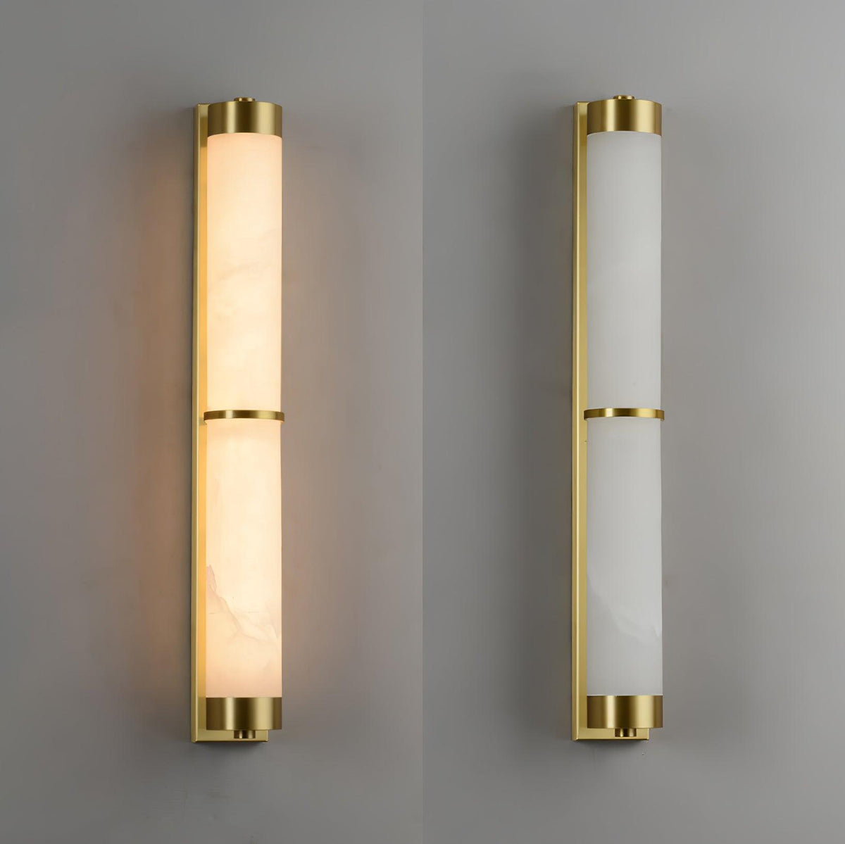 Albelise Minimalistische Wandleuchte aus Alabaster