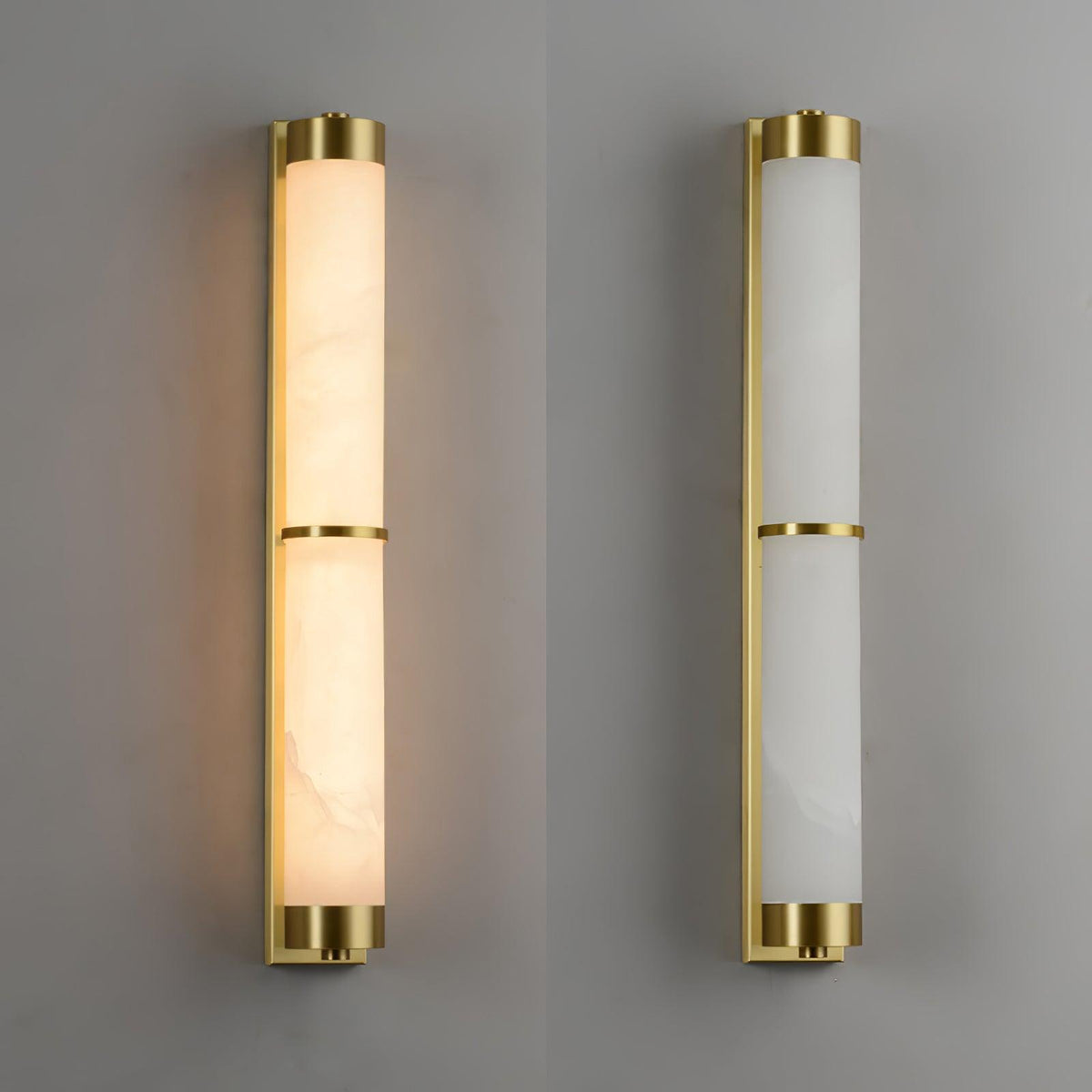 Albelise Minimalistische Wandleuchte aus Alabaster