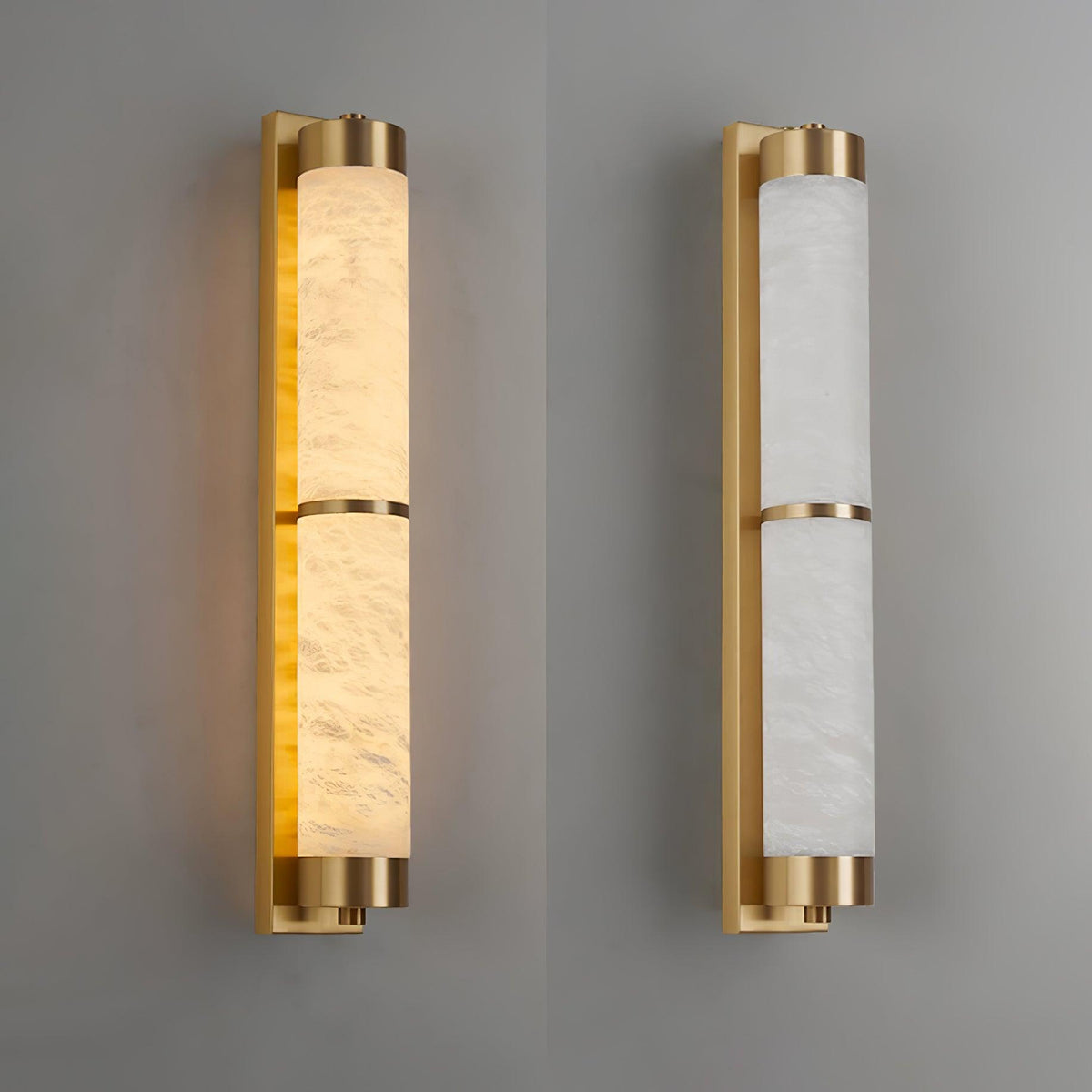 Albelise Minimalistische Wandleuchte aus Alabaster