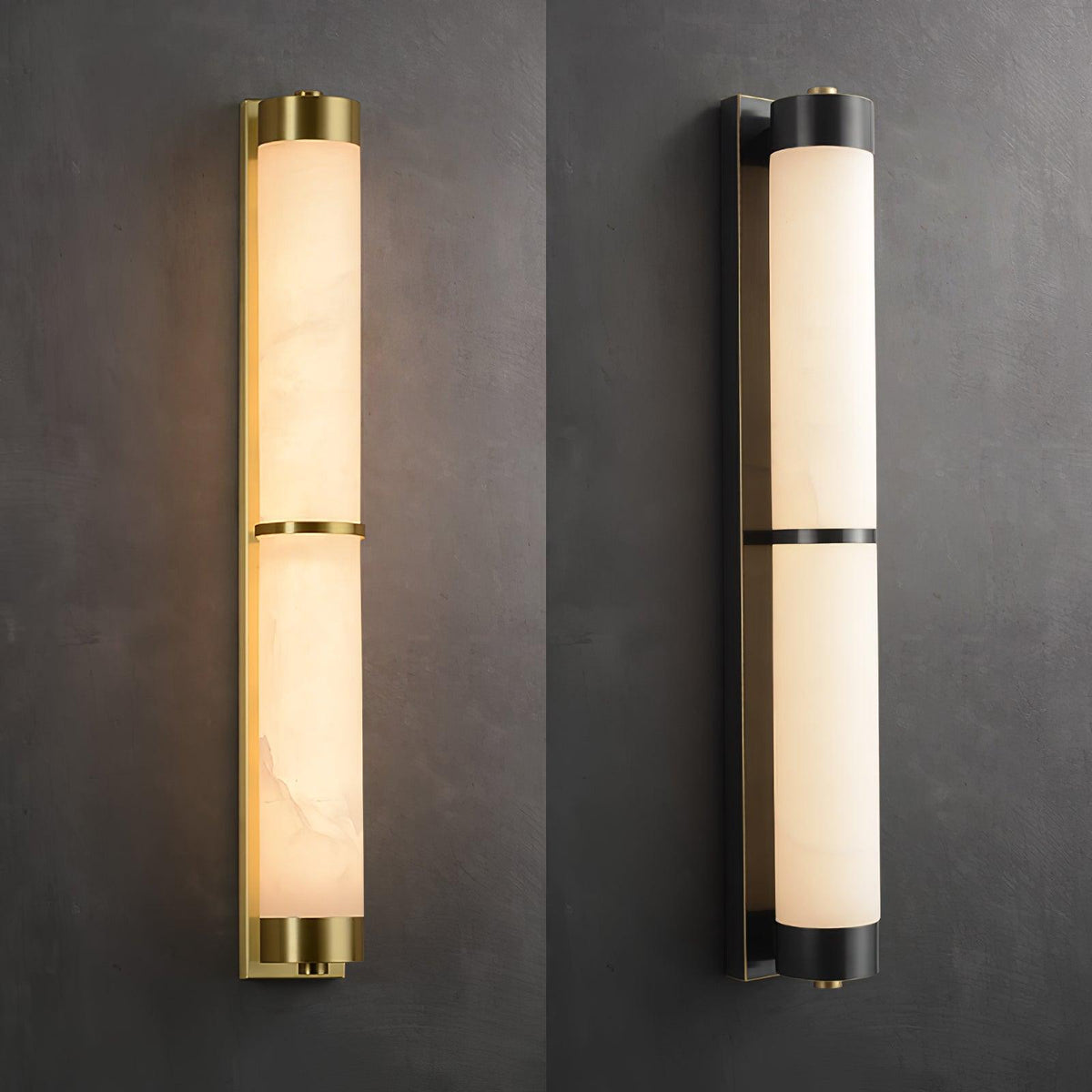 Albelise Minimalistische Wandleuchte aus Alabaster
