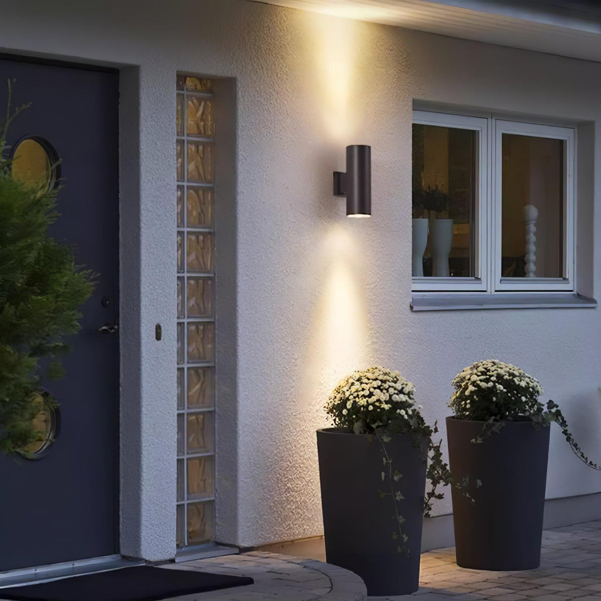 Caliraine Wandleuchte modern minimalistisch zylindrisch für den Außenbereich