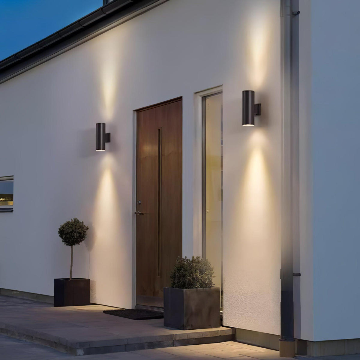 Caliraine Wandleuchte modern minimalistisch zylindrisch für den Außenbereich