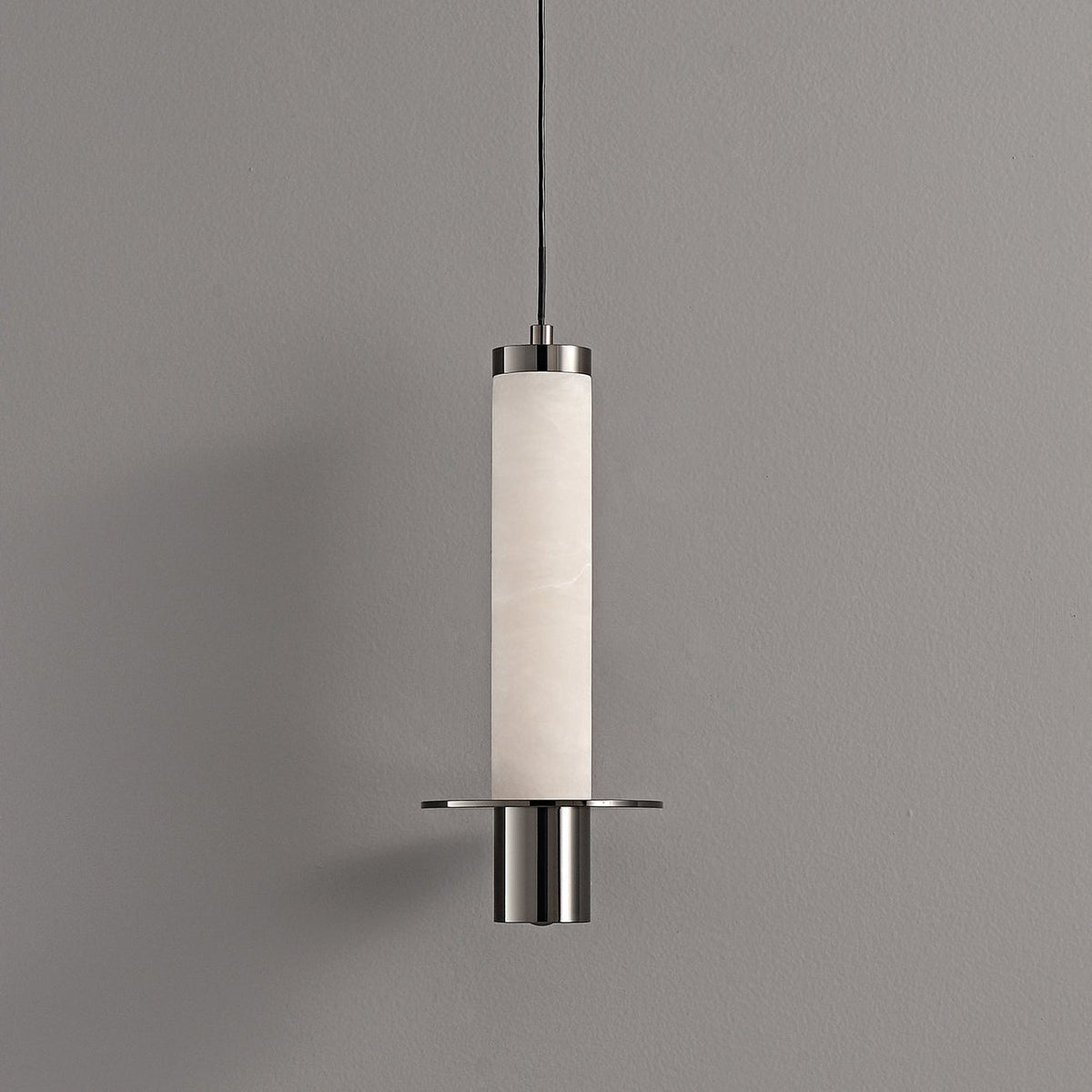 Eirenelia Slim Alabaster Zylindrische Pendelleuchte