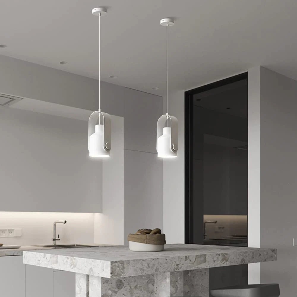 Valentina Modern LED Pendelleuchte Schwarz Metall Schlaf Wohnzimmer