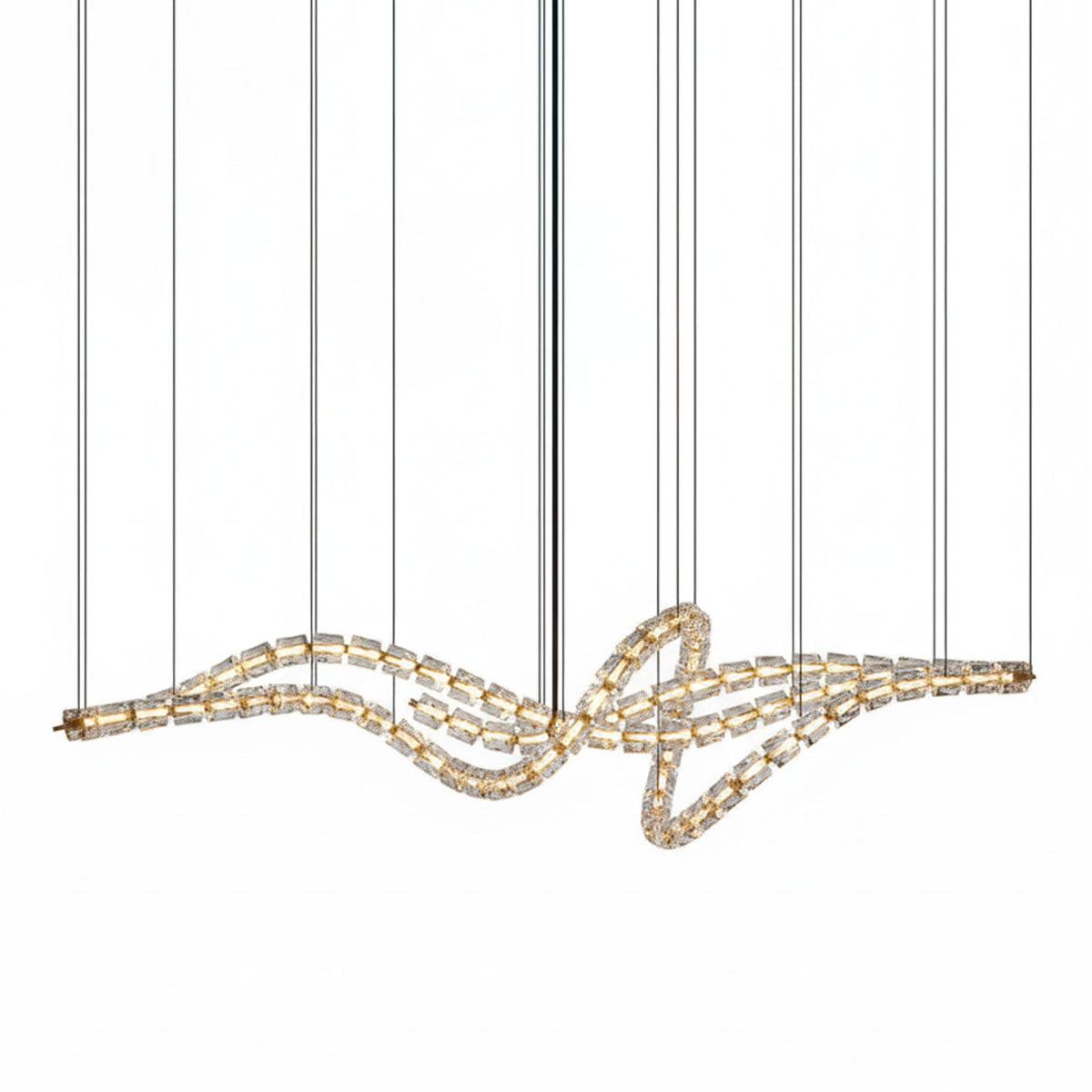 Nexus Gold Kristall Kronleuchter