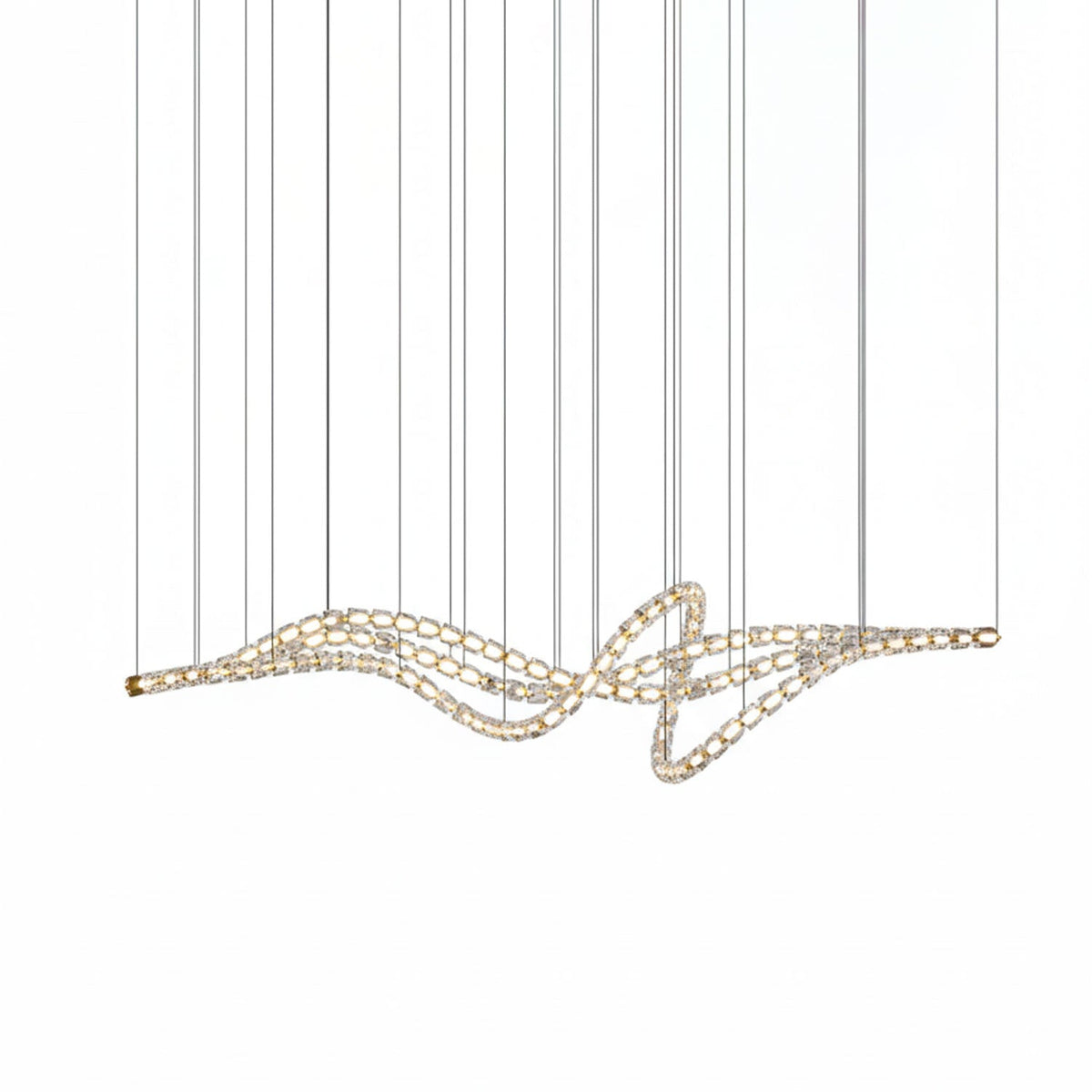 Nexus Gold Kristall Kronleuchter