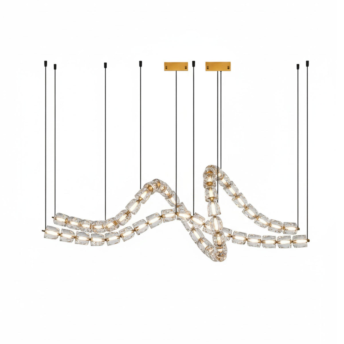 Nexus Gold Kristall Kronleuchter