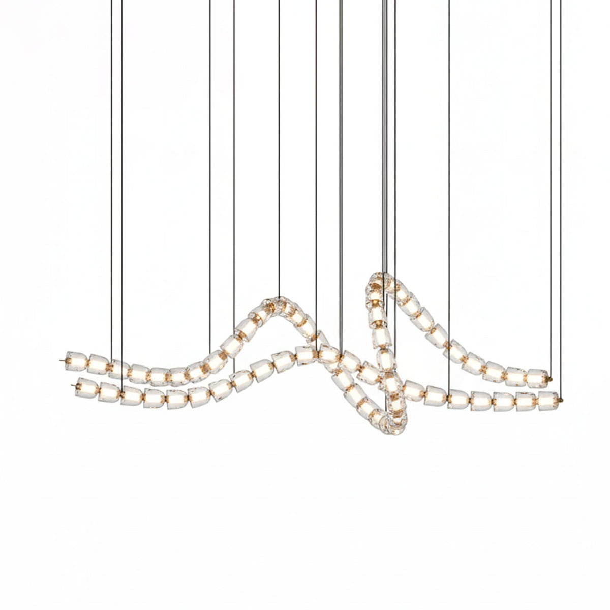 Nexus Gold Kristall Kronleuchter