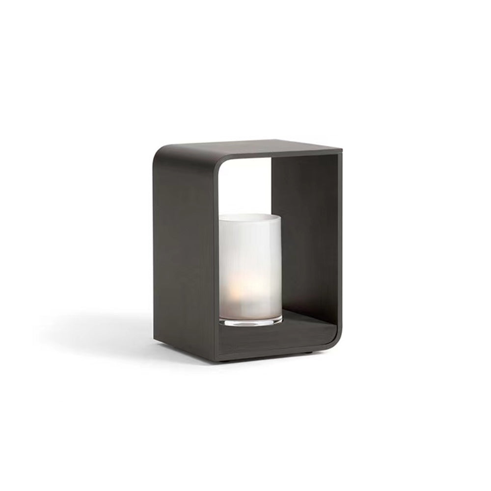 Ray Außenstehleuchte Minimalistisch Quadrat LED  Metall Garten Flur