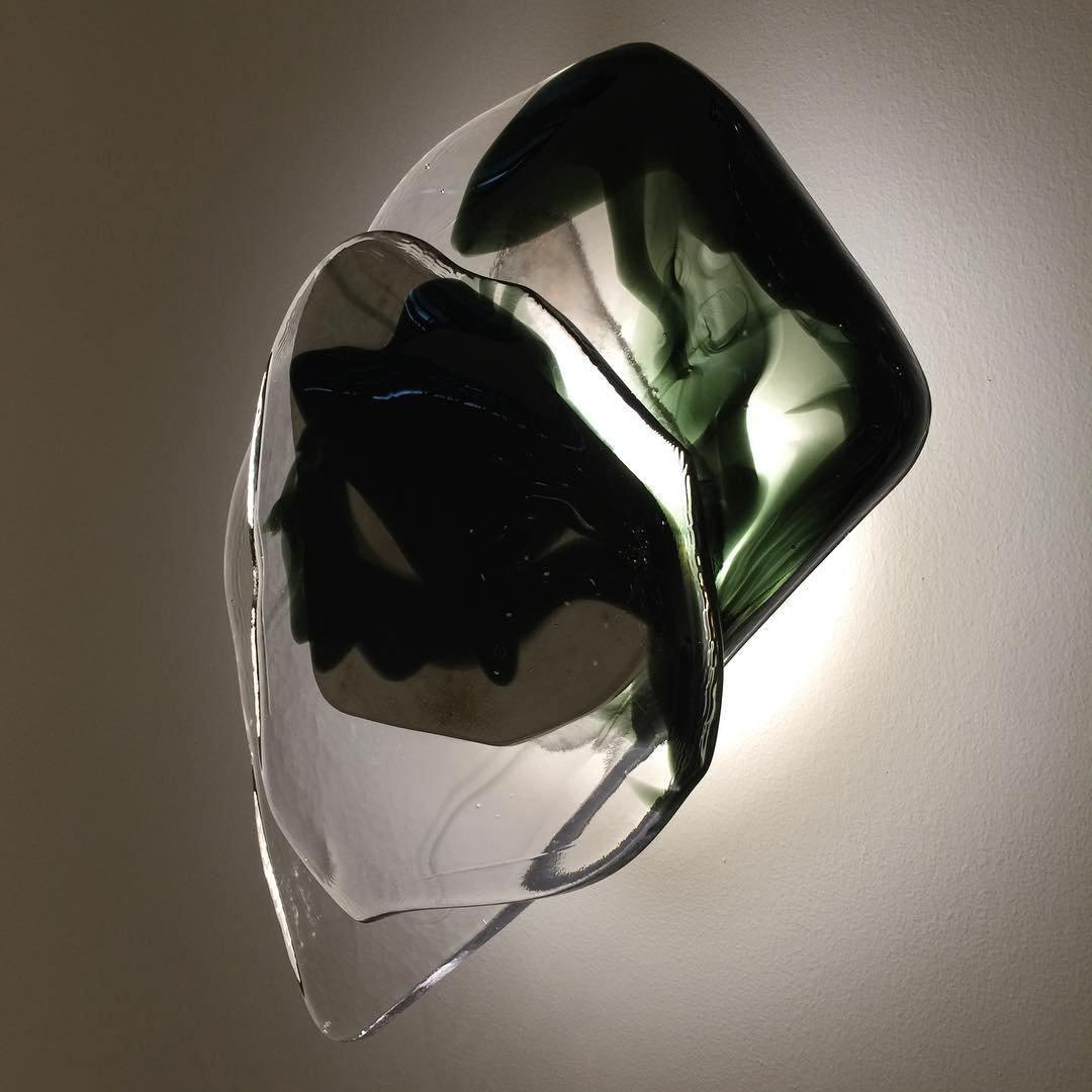 Gana Premium skandinavische Kunstglas-Wandleuchte
