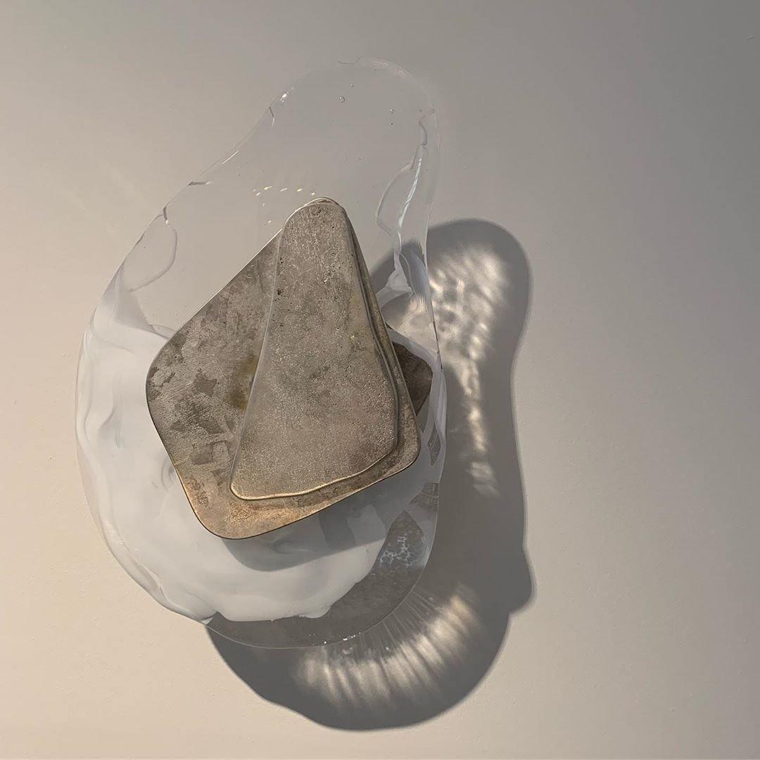 Gana Premium skandinavische Kunstglas-Wandleuchte