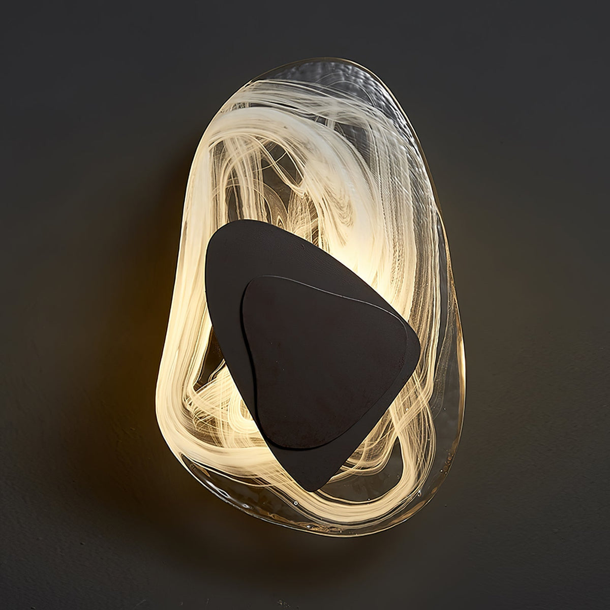 Gana Premium skandinavische Kunstglas-Wandleuchte
