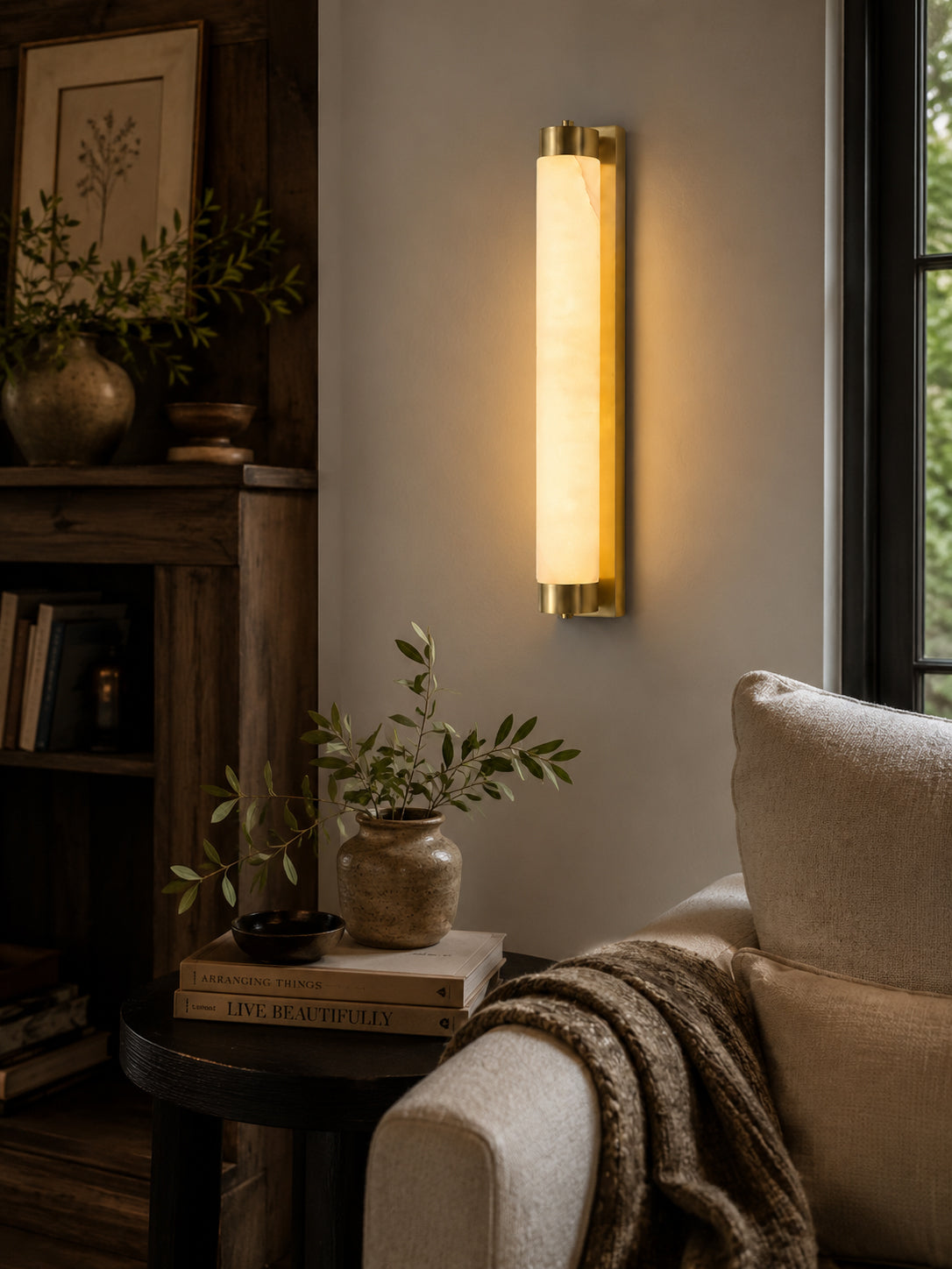 Alvion Alabaster Wandleuchte