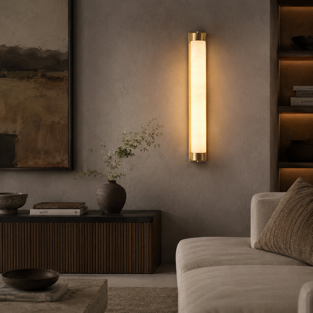 Alvion Alabaster Wandleuchte