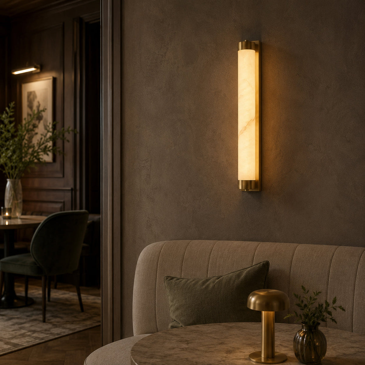 Alvion Alabaster Wandleuchte