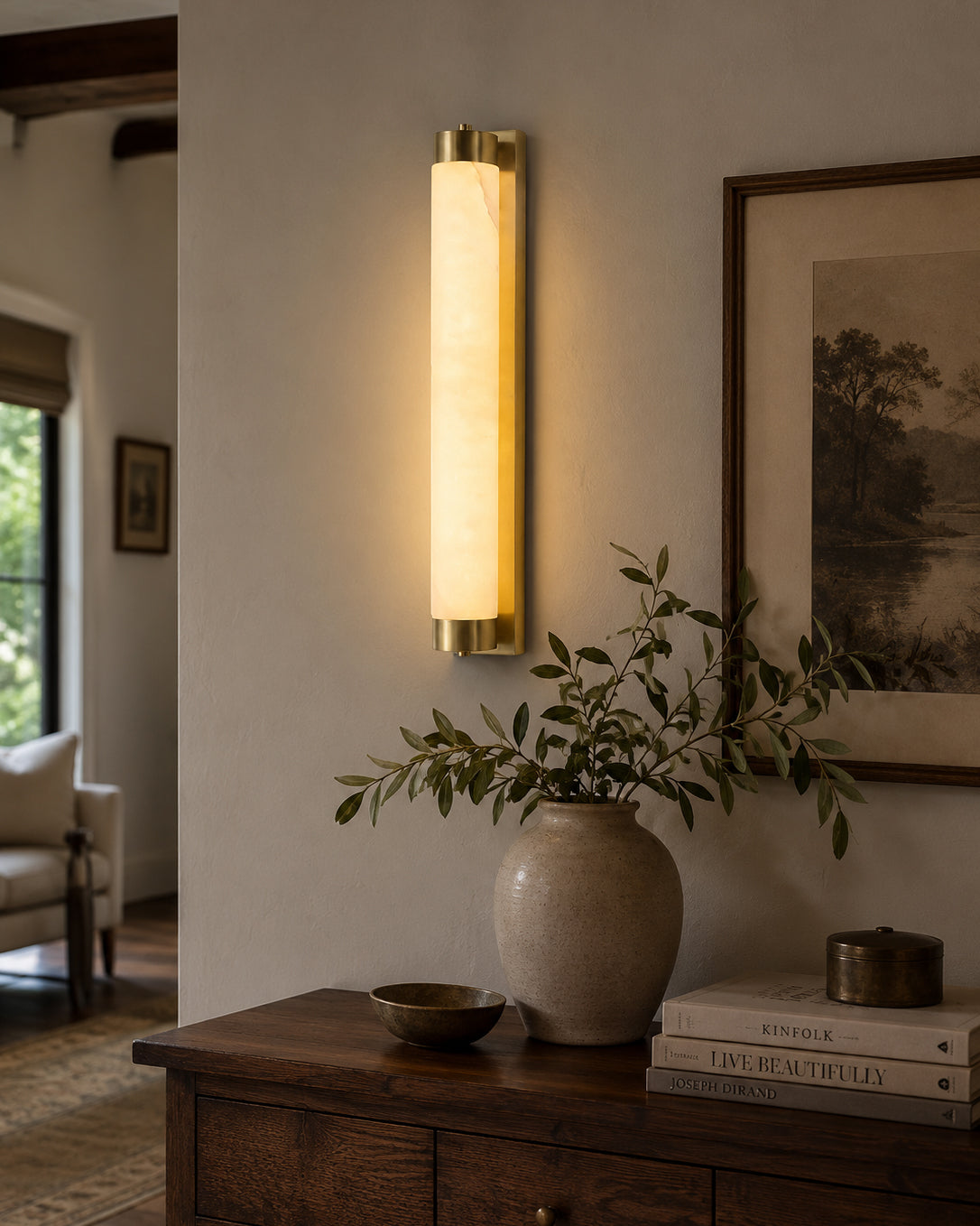 Alvion Alabaster Wandleuchte
