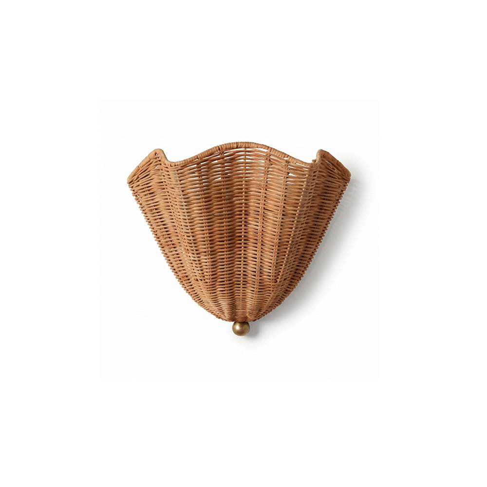 Lunero Rattan-Wandleuchte