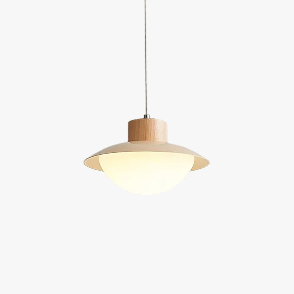 Milk Pendelleuchte Holz  Esstisch