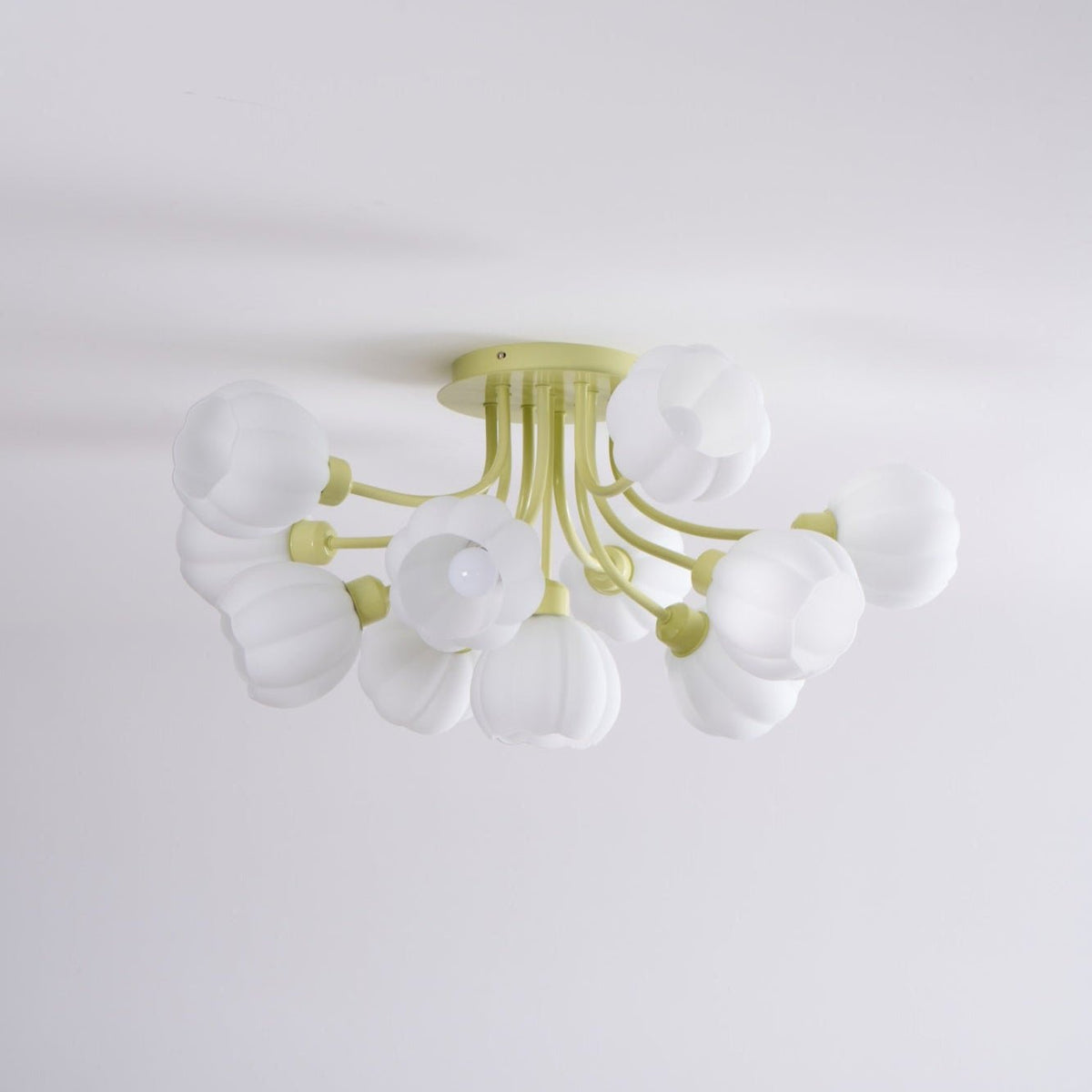 Zenorarae Elegance Matcha-Glas-Deckenleuchte